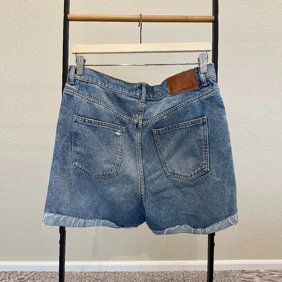 Zara Denim Shorts Size 8 - Picture 6 of 8